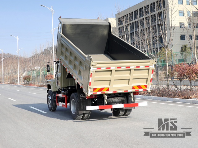 Полноприводный самосвал мощностью 170 л.с._Dongfeng 4*4 Camel Grey Самосвал с остроконечной головкой, однорядные карьерные самосвалы на продажу_Специальный автомобиль на экспорт