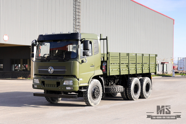 Внедорожный грузовик Dongfeng 6x4_210 л.с. Flathead Row Half Cab Modification Transport Truck_Dongfeng Cargo Truck Export Special Vehicle