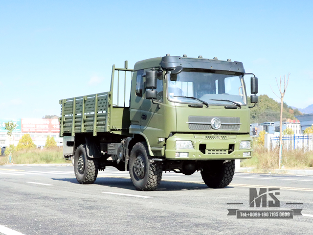 Dongfeng 4X4 Off Road Truck_2070 Грузовик с плоской кабиной для перевозки грузов_Полноприводной экспортный специальный автомобиль