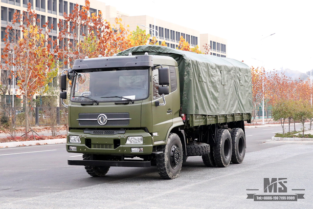 6x4, 210 л.с. Внедорожный грузовик Dongfeng_ Flathead Row Half Cab Transport Truck Грузовой автомобиль на продажу_Dongfeng Export Special Vehicle