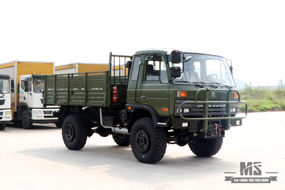 4*4 Dongfeng 2070 Off Road Truck_ 190hp Полтора 153 грузовика с кабиной на продажу_Dongfeng Полноприводный экспортный специальный автомобиль