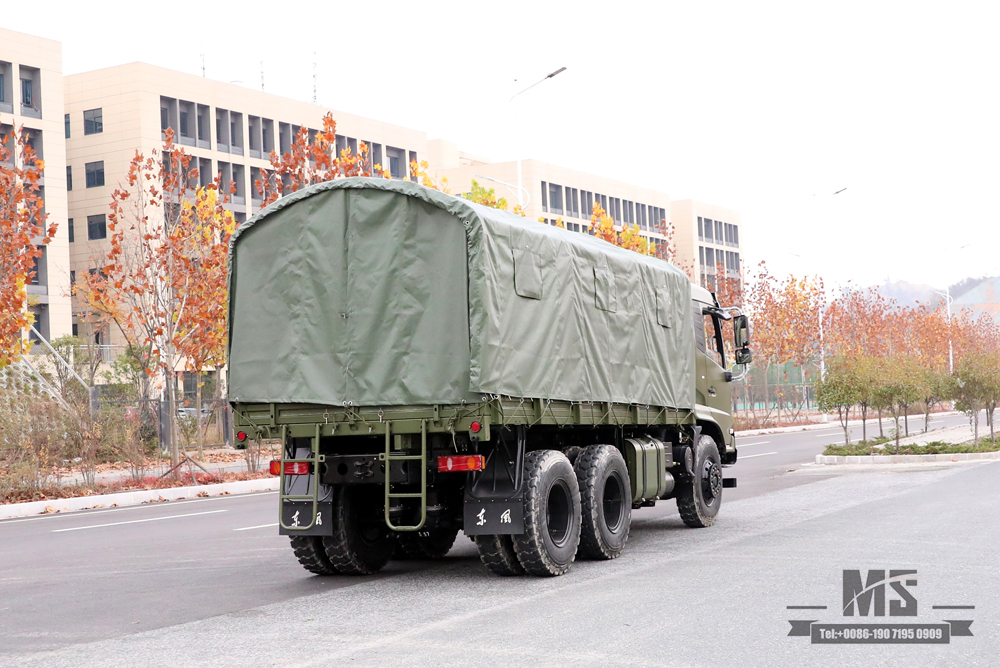 6x4, 210 л.с. Внедорожный грузовик Dongfeng_ Flathead Row Half Cab Transport Truck Грузовой автомобиль на продажу_Dongfeng Export Special Vehicle