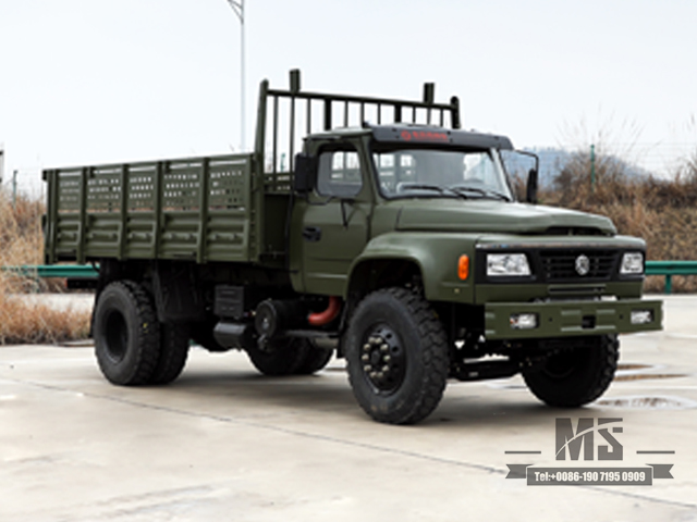 4*2 Dongfeng Off Road Truck_ Грузовик с однорядной кабиной и остроконечной головкой мощностью 210 л.с. на продажу_10-тонный средний грузовик, экспортный специальный автомобиль 