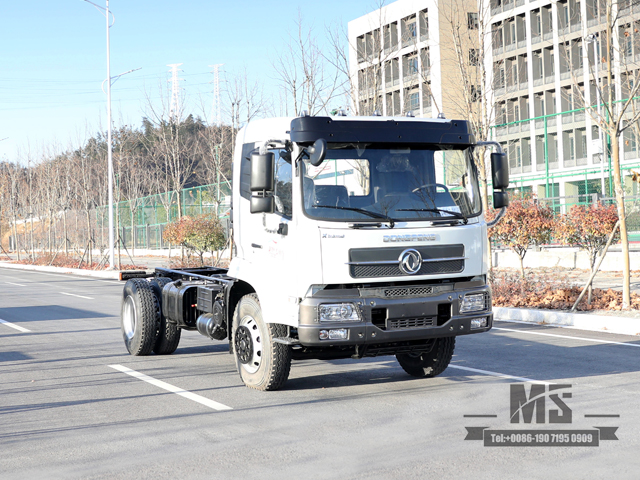 Dongfeng 4*2 Шасси_190 л.с. Полуторарядное переоборудованное шасси с плоской головкой Производитель_Экспортное специальное шасси