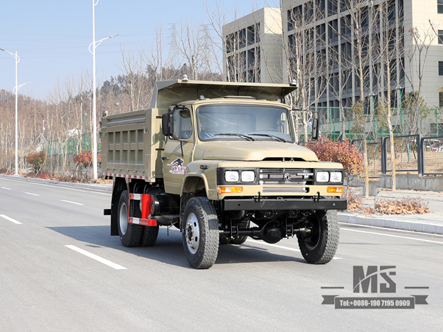 Самосвал Camel Grey с полным приводом мощностью 170 л.с._ Самосвал Dongfeng 4*4 с остроконечной головкой, однорядные карьерные самосвалы на продажу_Специальный автомобиль на экспорт