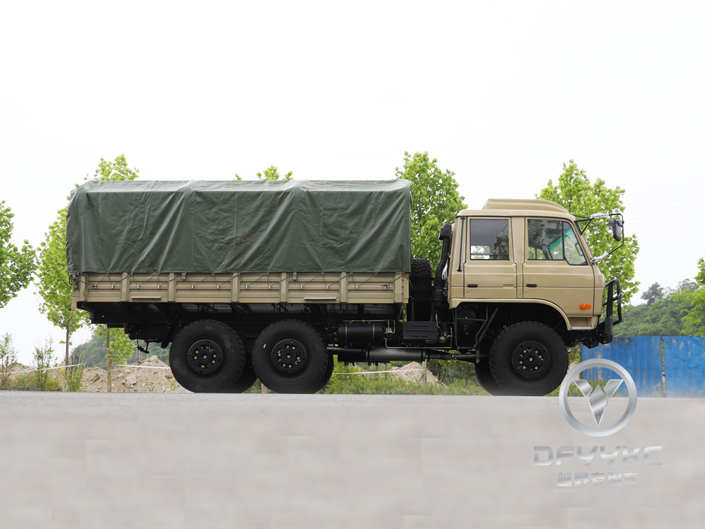 Donggfeng EQ2102N Внедорожный грузовик-210 л.с. Двойной грузовой автомобиль пустынного пустыни | Экспортная модель | Кондиционер с брезентом