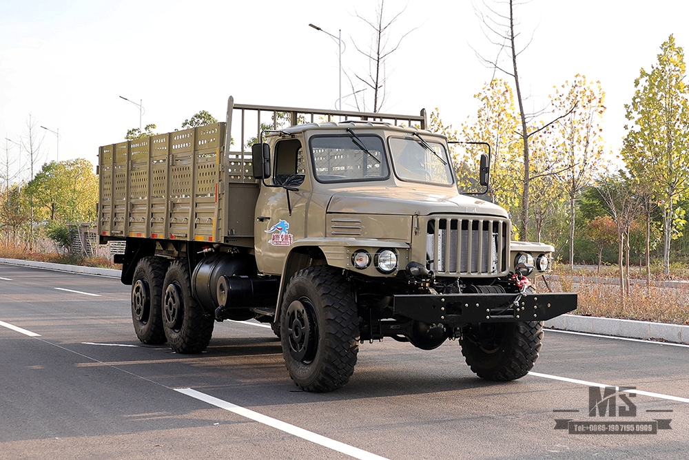 6×6 Dongfeng EQ2100 Truck_190hp Dongfeng Шестиколесный привод LongHead Single Row High Cargo Box Transportation Truck_AWD Export Special Truck