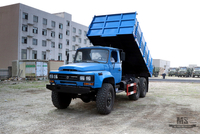 Dongfeng Six Wheel Drive EQ2100 Самосвал мощностью 190 л.с._6×6 Classic 5T Остроконечная голова Внедорожный самосвал на продажу_Dongfeng 6WD 245 Экспортный специальный автомобиль