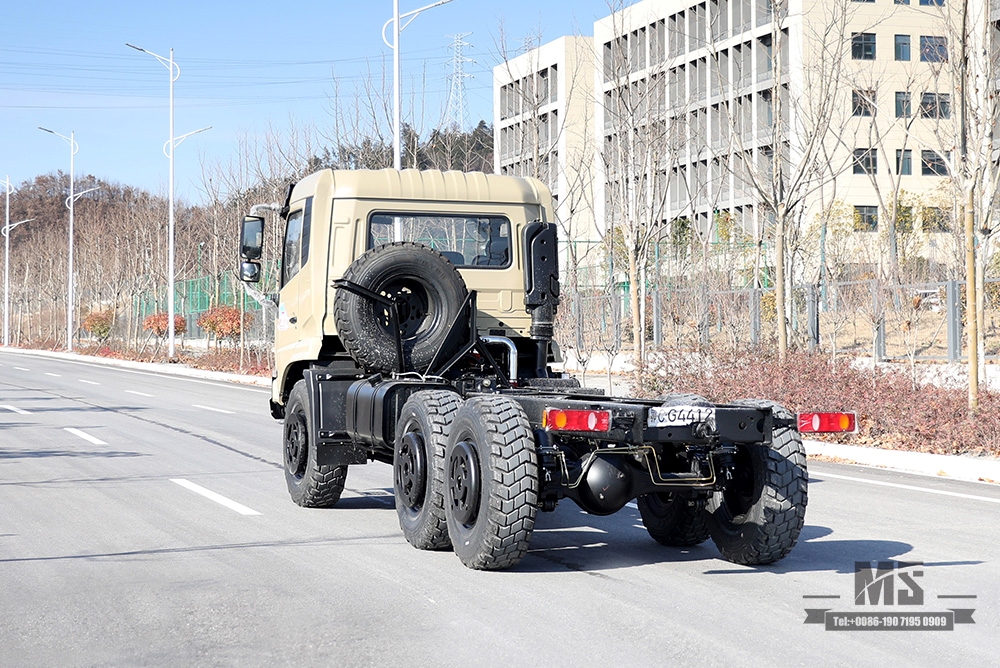 Продажа шестиколесного шасси Dongfeng мощностью 210 л.с._6*6 EQ2102 Шасси для грузовых автомобилей с плоской головкой Производитель версии_Шасси для экспортных специальных автомобилей Dongfeng 6×6