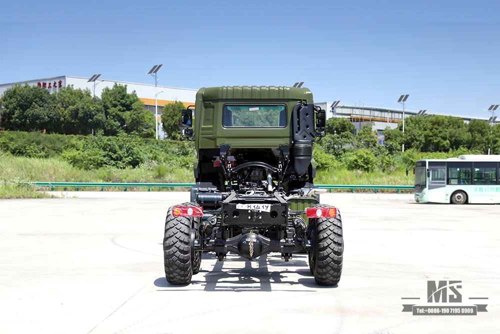 Шестиколесное шасси Dongfeng_6×6, 340 л.с., полуторарядное шасси с плоской головкой, грузовой автомобиль Chassis_6*6, экспортный специальный автомобиль