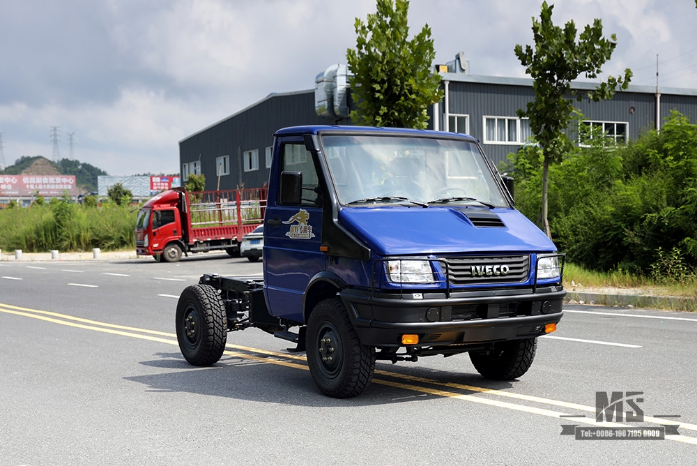 Полноприводное шасси Iveco 113 л.с. _ 4 * 4, маленькое шасси Шасси Iveco с короткой головкой _ 4WD Экспортное специальное шасси автомобиля по индивидуальному заказу