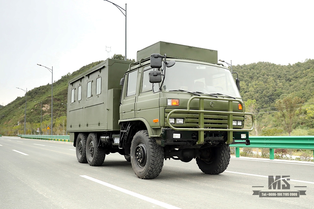 EQ2102 Dongfeng Six Wheel Drive Box Truck_ 6×6 Полуторный фургон 153 Грузовик для перевозки грузов_Dongfeng AWD Export Special Purpose Vehicle