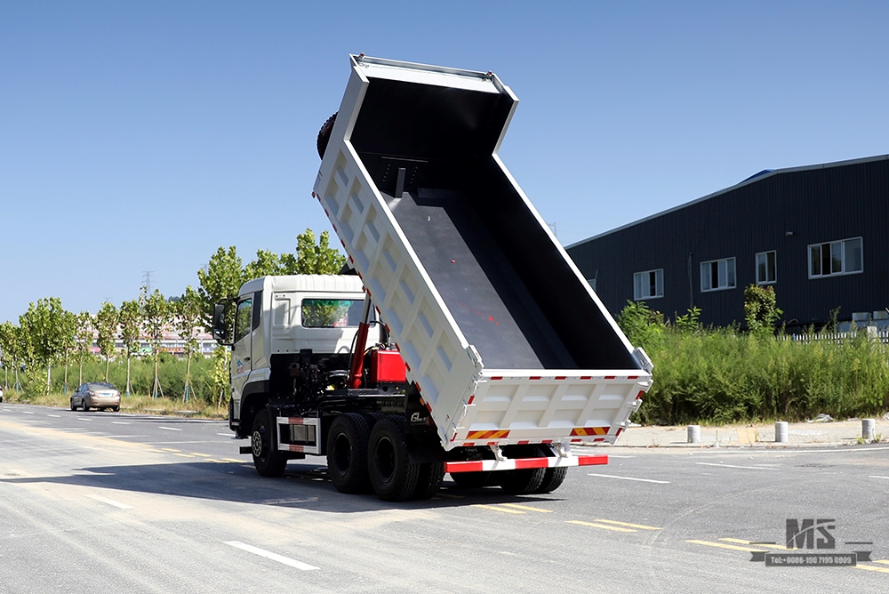 Самосвал Dongfeng 6*4 мощностью 280 л.с. Внедорожный самосвал_Dongfeng 6x4 Heavy Duty Flathead Row Half Mining Construction Truck_Export Special Vehicle