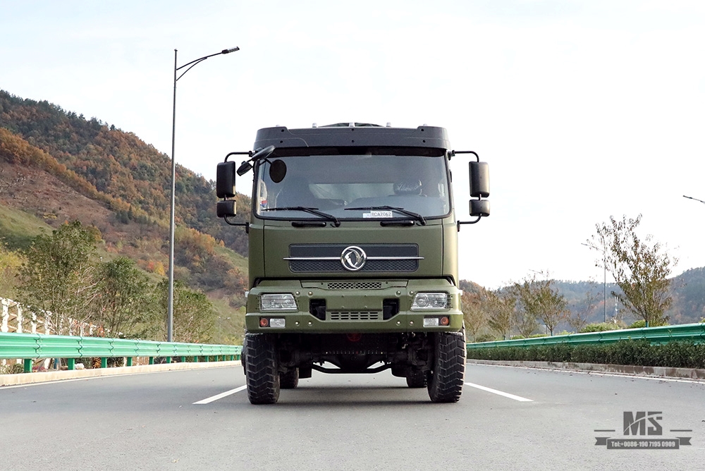 Продажа полноприводного самосвала Dongfeng_4*4 Army Green Flathead Самосвал Производитель_Dongfeng 4WD Export Special Vehicle