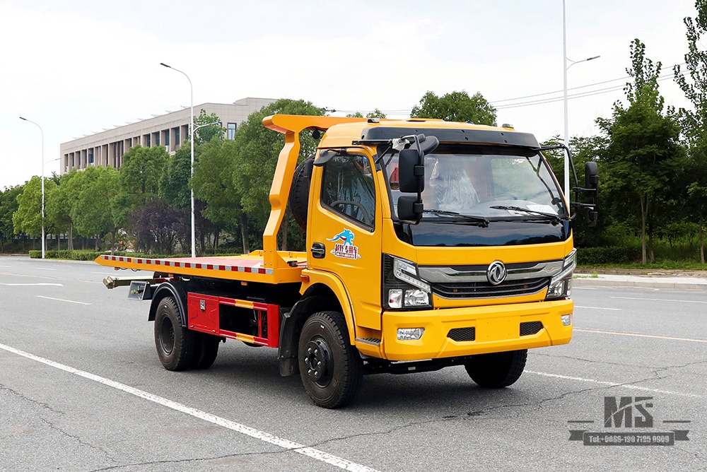 Dongfeng 4*2 Эвакуатор Полунапольная очистная пластина Dongfeng Дорожно-спасательная машина Экспортный специальный эвакуатор