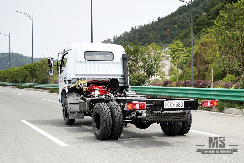 Шасси легкого грузовика Dongfeng 10T 4*2_Шасси малого дизельного грузовика мощностью 140 л.с. на продажу_Коммерческая модель Экспортное переоборудование шасси для микрогрузовиков