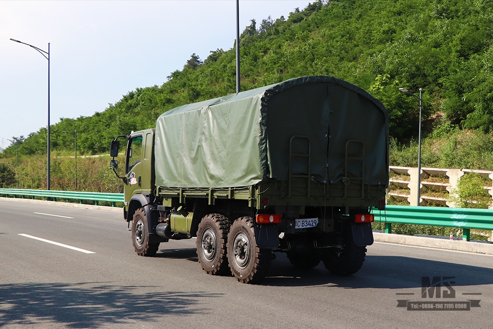 Внедорожный грузовик с плоской головкой Dongfeng EQ240 6WD_Дизельный грузовой автомобиль с полным приводом EQ2082 на продажу_Гражданский внедорожный грузовик Dongfeng 6x6 на продажу_Специальный автомобиль на экспорт