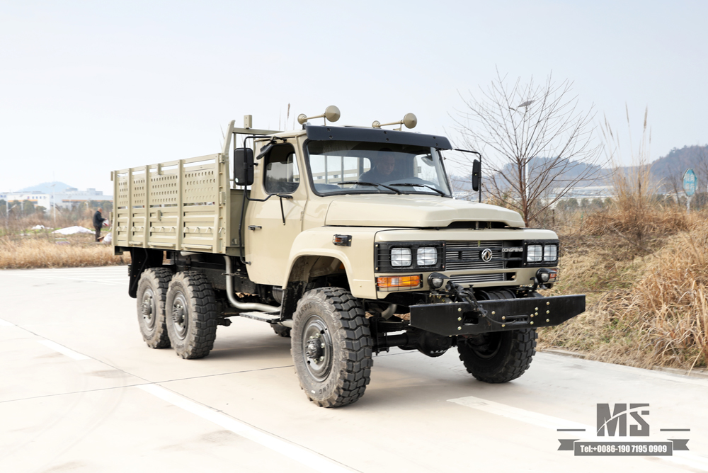 Полноприводный EQ2082 Dongfeng EQ2082 _6×6 170 л.с. с заостренной головкой, однорядный внедорожный специальный грузовик_240 Транспортный автомобиль_Экспортный специальный автомобиль