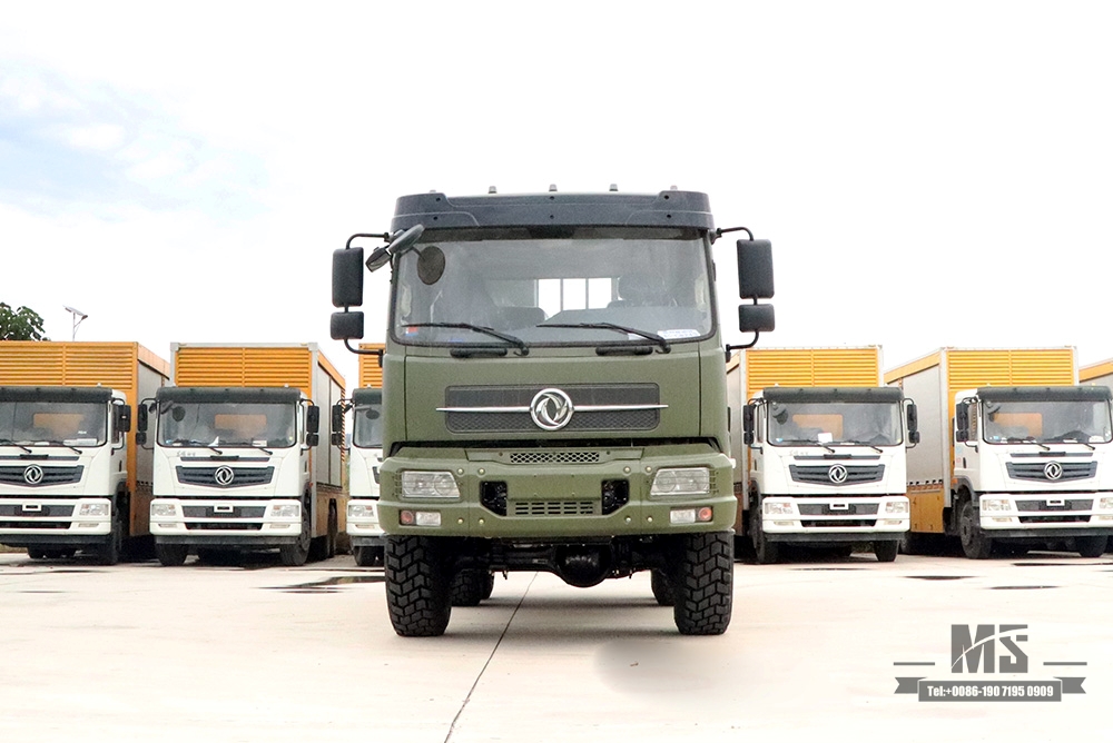 6×6 Dongfeng EQ2102 Внедорожный грузовик_Шестиколесный грузовой автомобиль с плоской головкой 6WD 246 Военный транспорт Внедорожный грузовик_Экспортный специальный автомобиль