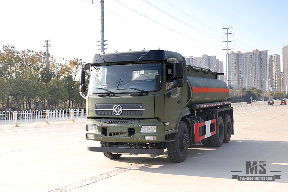 Танкер Feul 10 м³, 210 л.с. Dongfeng Tanker Truck_6*4 Нефтяной танкер с кабиной на продажу_6×4 Грузовой автомобиль-цистерна Экспортный специальный автомобиль