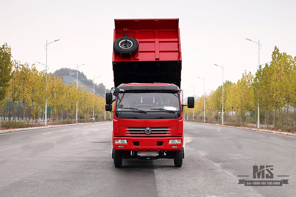 Легкий самосвал 4×2_Маленький самосвал Dongfeng мощностью 160 л.с._Лево/правосторонний однорядный микрокарьерный самосвал 5 т на продажу_Специальный грузовик на экспорт