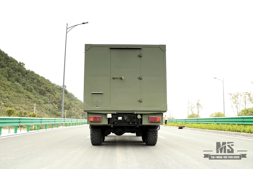 EQ2102 Dongfeng Six Wheel Drive Box Truck_ 6×6 Полуторный фургон 153 Грузовик для перевозки грузов_Dongfeng AWD Export Special Purpose Vehicle