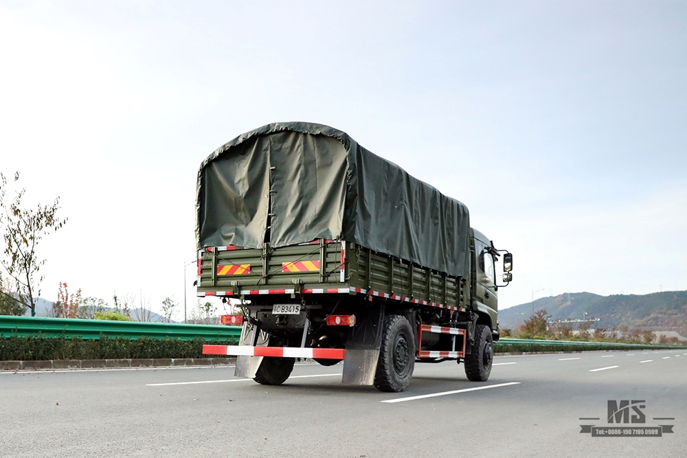 Продажа полноприводного самосвала Dongfeng_4*4 Army Green Flathead Самосвал Производитель_Dongfeng 4WD Export Special Vehicle