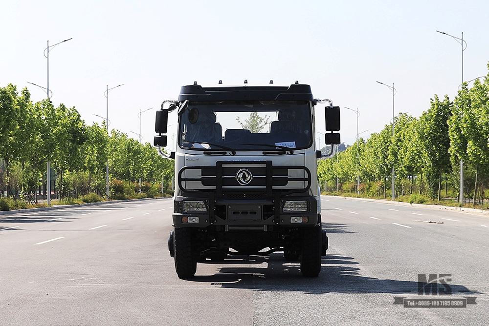 Шестиколесный привод Dongfeng, 266 л.с. Внедорожное шасси_6×6 Flathead Row Полуспециальное шасси_Полноприводной Трехосный 7T/13T/13T Транспортный грузовик Шасси_Экспортный специальный автомобиль
