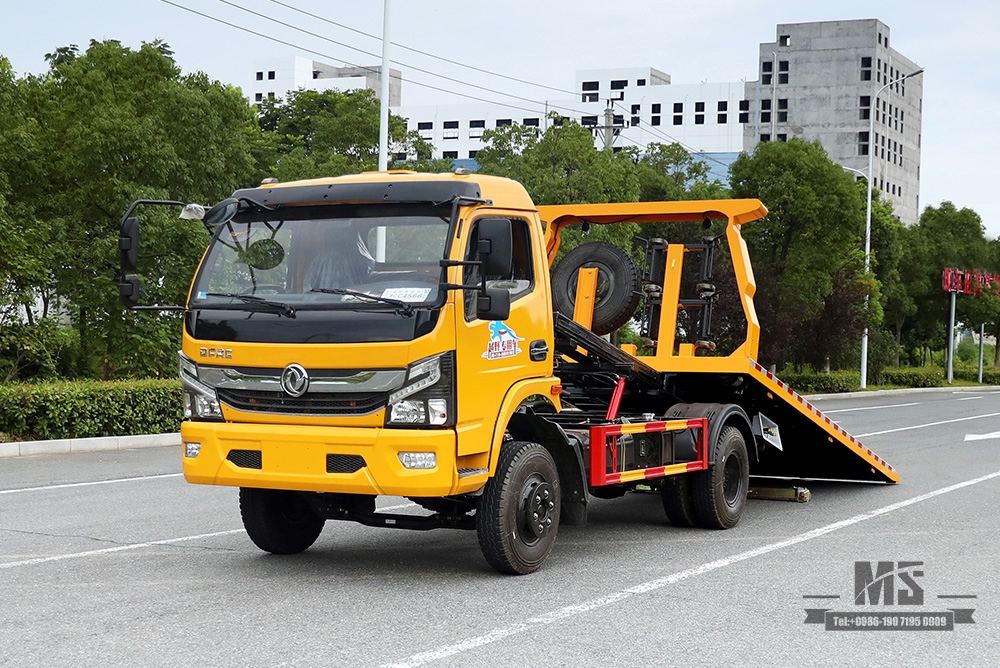 Dongfeng 4*2 Эвакуатор с 3-тонной полуполовой очистной пластиной Dongfeng Дорожно-спасательная машина Экспортный специальный эвакуатор