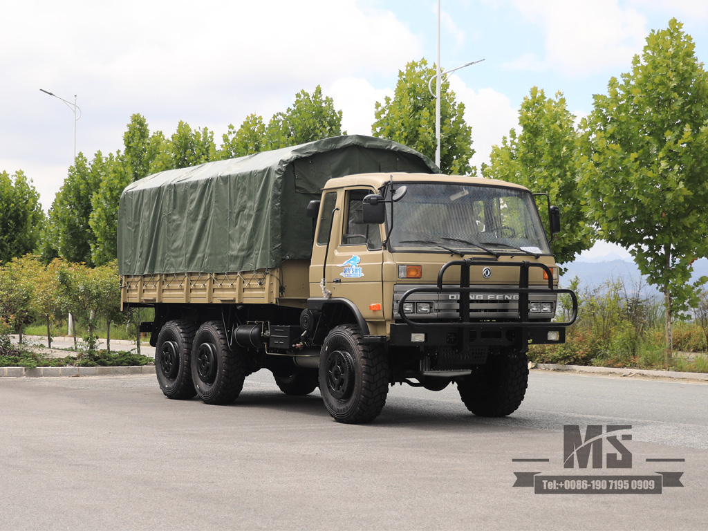 Dongfeng Six Wheel Drive Camel Grey EQ2102 внедорожный грузовик, изготовленный в Китае в Китае с тремя осевыми серыми грузовиками с тремя осевыми верблюдами.