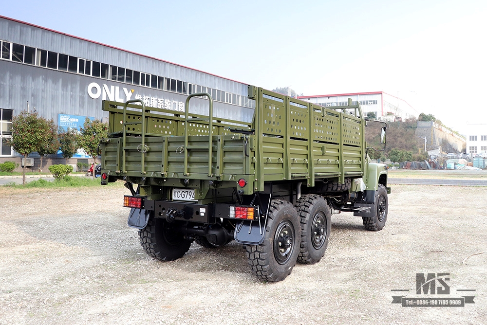 Внедорожный грузовик Dongfeng Army Green EQ2100_6×6, 190 л.с. Классический внедорожник с остроконечной головкой на продажу_Dongfeng 6WD 245 Diesel Troop Carrier Export Special Vehicle 