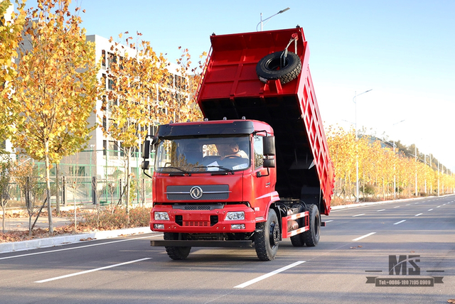 Самосвал Dongfeng 4*2 Самосвал_ Грузовик с плоской головкой мощностью 210 л.с. для перевозки половины горнодобывающей площадки_Специальный автомобиль для экспорта