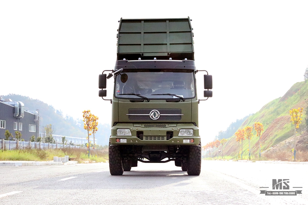 Dongfeng 4*4 Off Road Dump Truck_Dongfeng 210hp 4×4 Offroad Flathead Row Half Truck_Export Special Vehicle