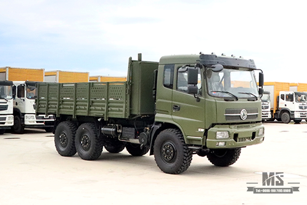 Шестиколесный внедорожный грузовик Dongfeng мощностью 190 л.с. _ 6×6 Dongfeng Flat Head Полуторный грузовой автомобиль AWD 6*6 Экспортный специальный автомобиль