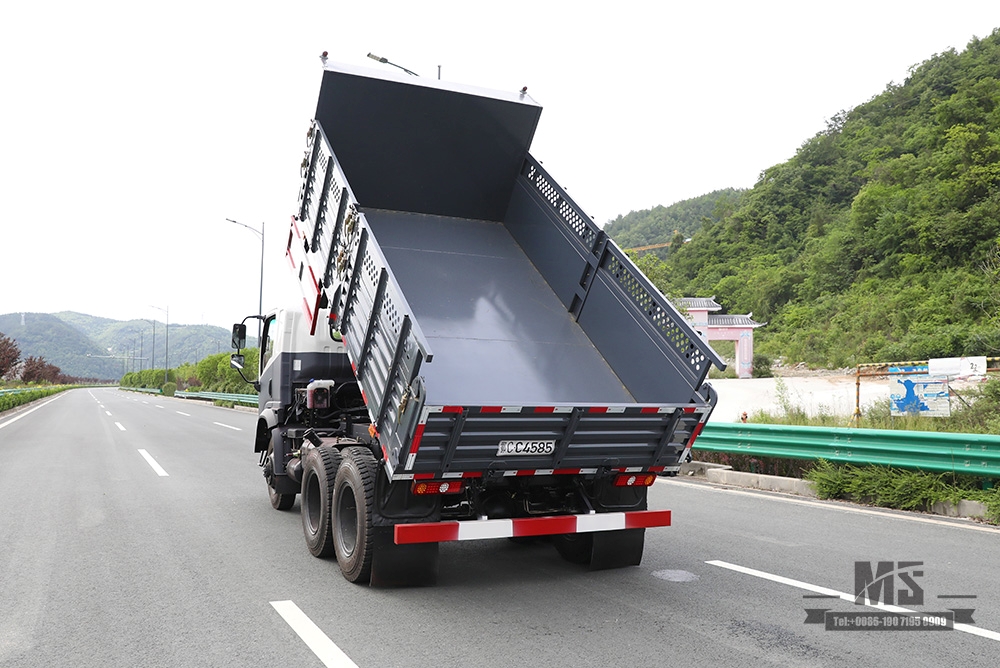 Dongfeng 260hp Шестиколесный самосвал_Однорядный самосвал с остроконечной головкой 6*6 Карьерные самосвалы на продажу_Dongfeng AWD Export Special Vehicle