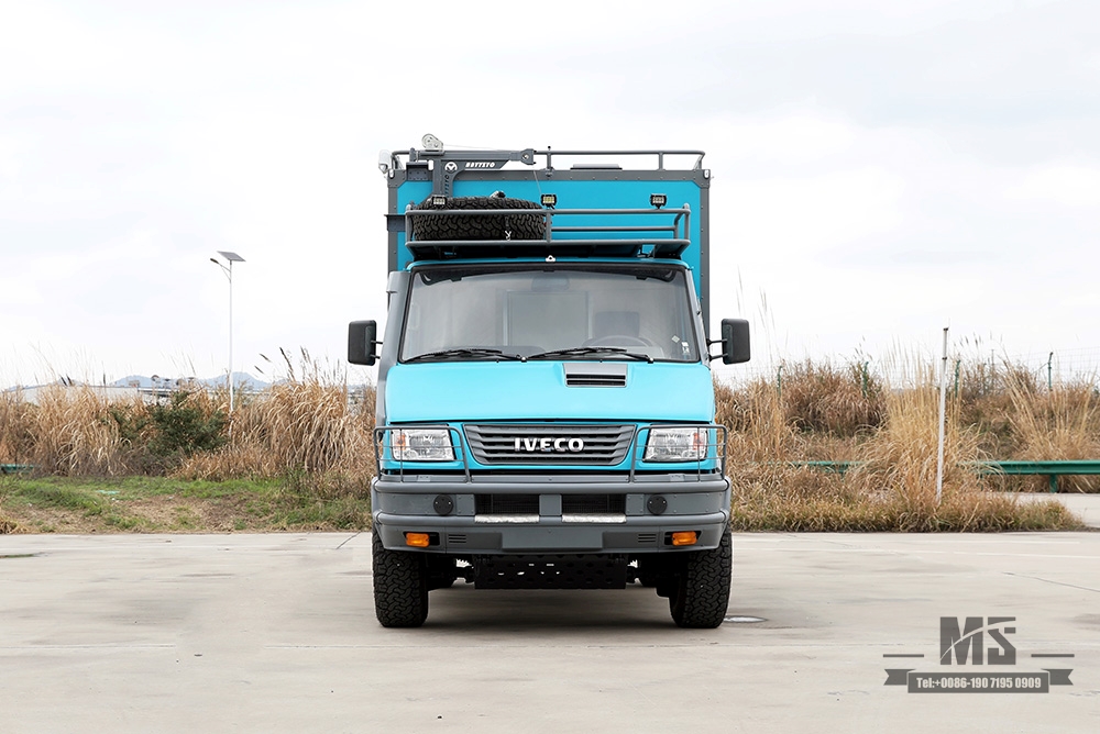 Iveco RV Полноприводной мобильный офисный автомобиль_4WD Внедорожный туристический караван на продажу_4*4 Открытый офис Индивидуальный экспортный специальный автомобиль на колесах 