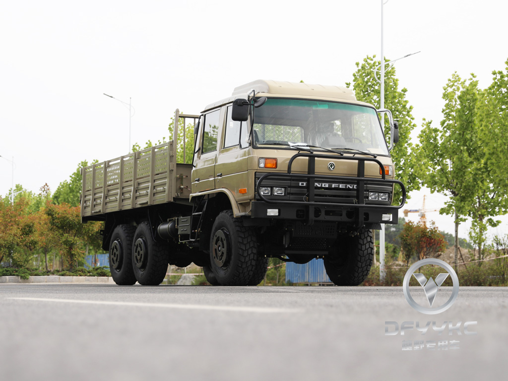 Donggfeng EQ2102N Безусловский грузовик-210 л.с. Двойной пустынный грузовой автомобиль | Экспортная модель | Кондиционер с брезентом