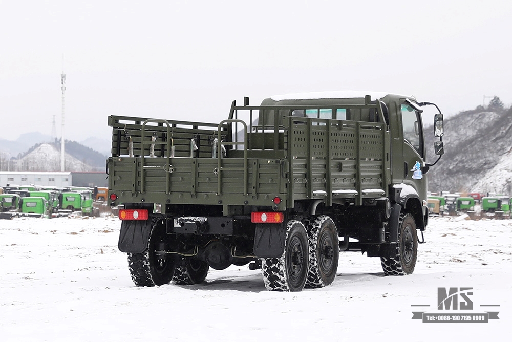 Шестиколесный грузовик Dongfeng EQ2082_Полноприводной грузовик EQ2082_6x6 Dongfeng EQ240 Внедорожный грузовик с плоской головкой на продажу_6WD Экспортный завод производителя специальных автомобилей