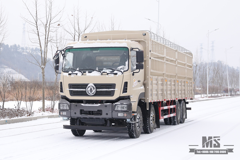 Dongfeng 8*4 Stake Truck Transport Truck_Грузовик с плоской головкой 420 л.с._Грузовик на дальние расстояния Экспортный автомобиль специального назначения