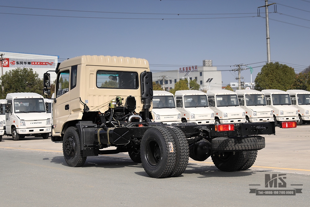 Шасси Dongfeng 4*2 _ Шасси грузового автомобиля с полуторарядной кабиной мощностью 210 л.с. Коммерческий автомобиль_Шасси грузового автомобиля Dongfeng 4*2 на продажу_Шасси специального транспортного средства на экспорт