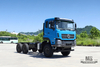 Шестиколесное шасси Dongfeng мощностью 340 л.с._Шасси грузового автомобиля Dongfeng 6*6 с плоской головкой и баком водяного охлаждения тормозов _Экспортное специальное шасси