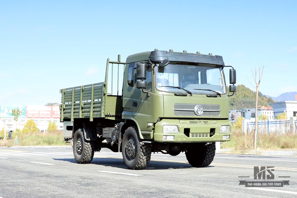 Dongfeng Four Wheel Drive Cargo Truck_4*4 Внедорожный грузовик с новой кабиной_4WDГрузовик дальнего следования Экспортный автомобиль специального назначения