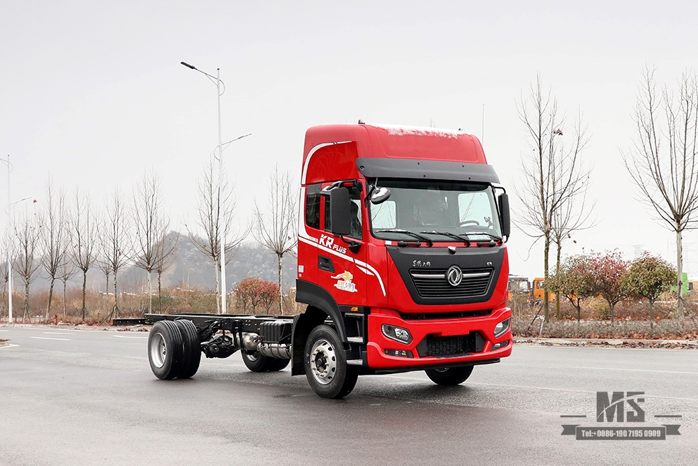 Dongfeng 4*2, 290 л.с. Шасси внедорожного грузовика_4×2 с плоской головкой, высокой крышей, двойной кабиной, кабиной грузового автомобиля, производитель переоборудования шасси _Экспорт шасси специального назначения
