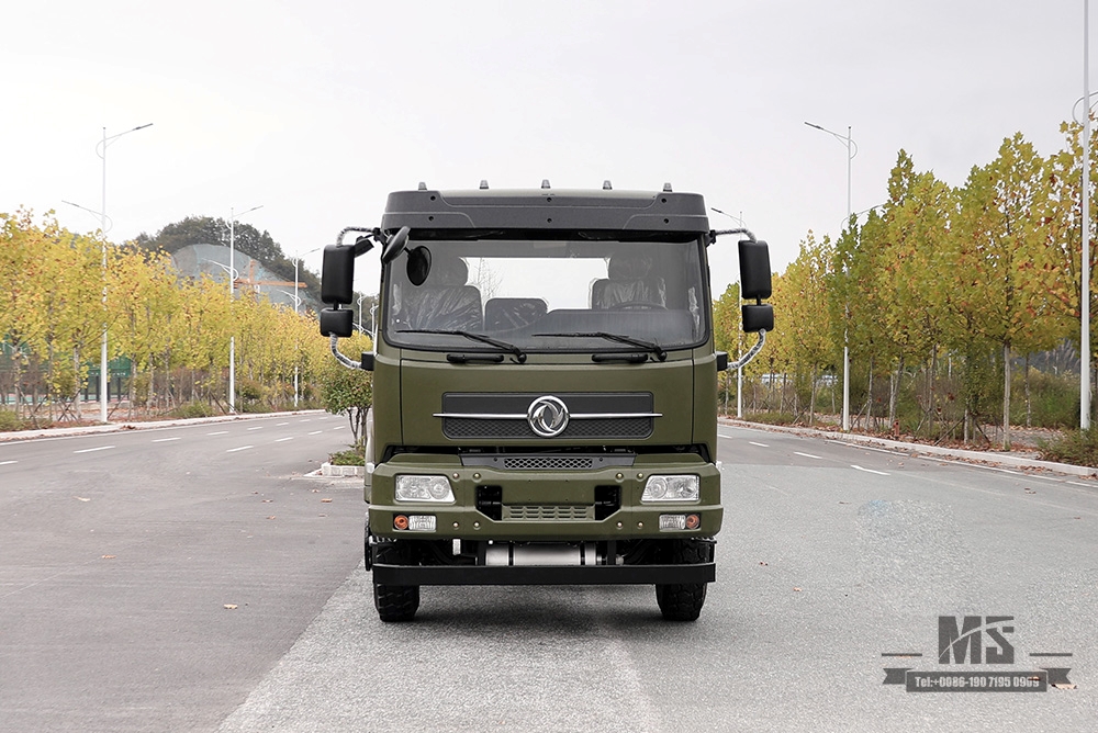 Шасси внедорожного грузовика Dongfeng 6*4 мощностью 210 л.с._Шасси внедорожного грузовика Dongfeng 6x4_Flathead Полуторное экспортное шасси специального автомобиля