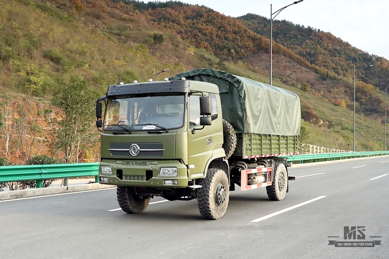 Продажа полноприводного самосвала Dongfeng_4*4 Army Green Flathead Самосвал Производитель_Dongfeng 4WD Export Special Vehicle