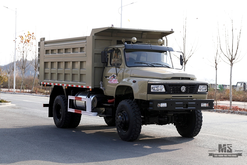 Полноприводный самосвал Dongfeng мощностью 240 л.с. _ Внедорожный самосвал с длинной кабиной _ 4 * 4 Экспортный автомобиль специального назначения по индивидуальному заказу