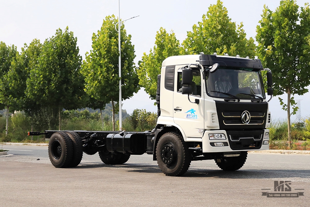Dongfeng 4×2 шасси с краном на грузовике, 266 л.с., новое полушасси с плоской головкой и кабиной, с экспортным специальным шасси с автокраном