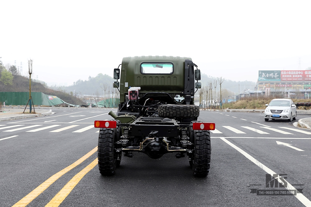 6*6 Dongfeng EQ2082 Шасси_ 6WD Army Green Flathead Шасси «Bobcat» Шестиколесное шасси Конфигурация_Экспортное специальное шасси для грузовиков