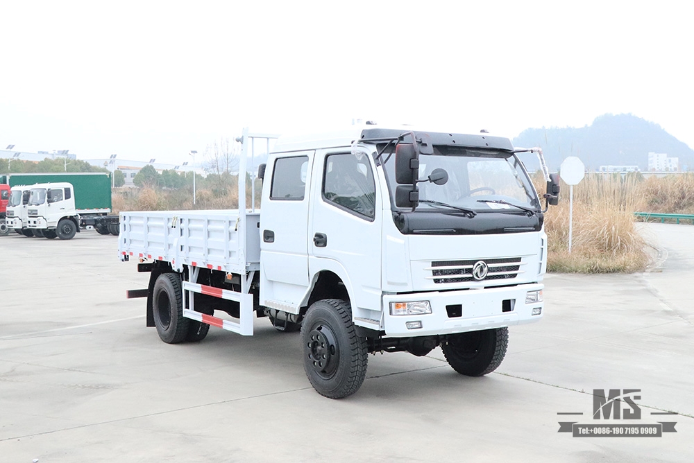 Легкий грузовик Dongfeng с полным приводом_Маленький грузовик Внедорожник с двухрядной кабиной 4*4 по индивидуальному заказу_Грузовик Dongfeng на продажу Экспортный специальный автомобиль