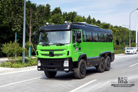 27-местный автобус Dongfeng Six Drive Off-road Bus_6*6 All-drive County Bus_260hp Modified Bus Export Special Vehicle